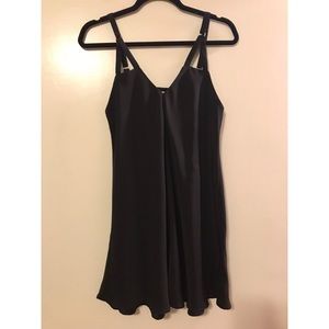 Amanda Uprichard black slip dress size S